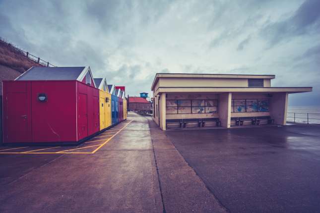 Beach huts in Sheringham, Norfolk